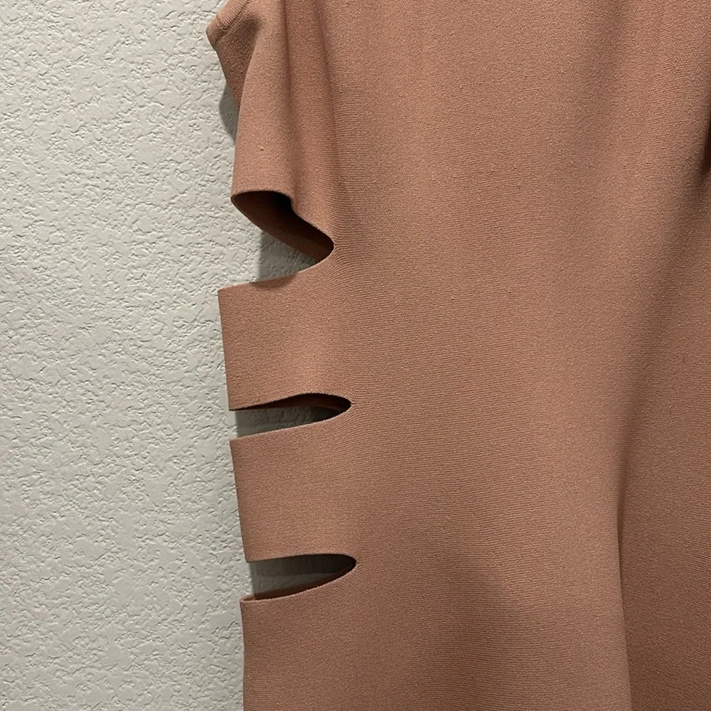 WOMENS ALAÏA CUT OUT MIDI DRESS - Picture 6 of 8